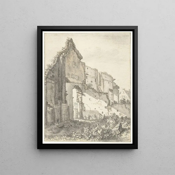 Herman Saftleven - Runes van een gebouw te Utrech.webp