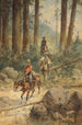 Convoi de mules - Herman Wendelborg Hansen — weergave van het kunstwerk
