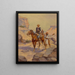Patrouiller le Rio Grande - Herman Wendelborg Hansen — ingelijst kunstwerk aan de muur