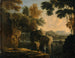 Cascade met vissers - Herman van Swanevelt — weergave van het kunstwerk