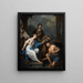 Het Hoedje van de Vrijheid - Herman van der Mijn — ingelijst kunstwerk aan de muur