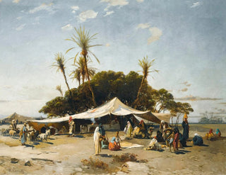 Hermann David Salomon Corrodi - A camp in the desert.webp