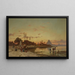 op de oevers van de Nijl - Hermann David Salomon Corrodi — ingelijst kunstwerk aan de muur
