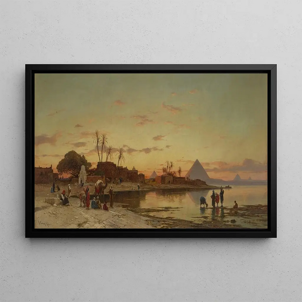 Hermann David Salomon Corrodi - On the banks of the Nile.webp