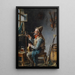 Helemaal geconcentreerd - Hermann Kern — ingelijst kunstwerk aan de muur