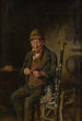 De hoboïst - Hermann Kern — weergave van het kunstwerk