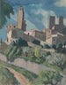 San Gimignano Painting - Hermann Lismann — artwork view