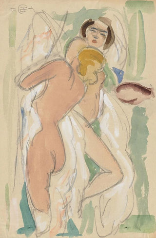 Hermann Lismann - Two reclining female nudes.webp