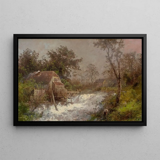 Hermann Ottomar Herzog - The Old Mill.webp