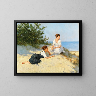 Hermann Seeger - In the dunes on the Baltic Sea shore.webp