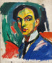 Esquisse pour un autoportrait - Hermann Stenner — weergave van het kunstwerk