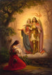 Apparition des saints Catherine et Michel à Jeanne d'Arc - Hermann Stilke — weergave van het kunstwerk