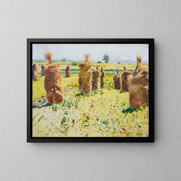 Boots in linen - Hermann Urban — framed artwork on a wall