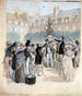 Victor Hugo plant de boom van de vrijheid op de Place Royale in 1848 - Hermann Vogel — weergave van het kunstwerk