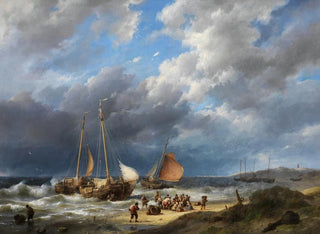 Hermanus Koekkoek the elder - Der frische Fang.webp