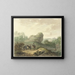 Landschap met ruiters - Hermanus Numan — ingelijst kunstwerk aan de muur