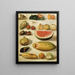 Natuurstudie met fruit, scorpion en kikker - Hermenegildo Bustos — ingelijst kunstwerk aan de muur