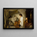 De stervende schilder - Hermine Laukota — ingelijst kunstwerk aan de muur