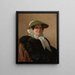 Portret van Marie Baronne von Reck - Hermine von Reck — ingelijst kunstwerk aan de muur