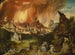 L'incendie de Sodome, Loth avec ses filles - Herri met de Bles — weergave van het kunstwerk