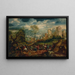 Le Chemin du Calvaire - Herri met de Bles — ingelijst kunstwerk aan de muur