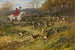 Uitgang uit de schuilplaats - Heywood Hardy — weergave van het kunstwerk