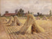 Maïsmeel bij de kerk van Bray - Heywood Hardy — weergave van het kunstwerk