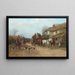 Op de weg - Heywood Hardy — ingelijst kunstwerk aan de muur