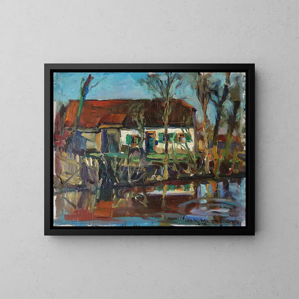 À la Sempt à Alternerding - Hiasl Maier-Erding — framed artwork on a wall