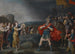 Jephthah ontmoet zijn dochter - Hieronymus Francken III — weergave van het kunstwerk