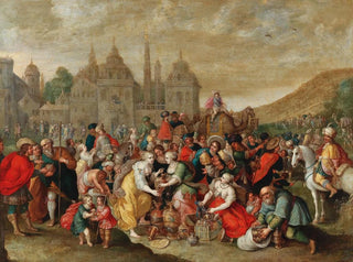 De uittog uit Egypte van Hieronymus Francken III — weergave van het kunstwerk