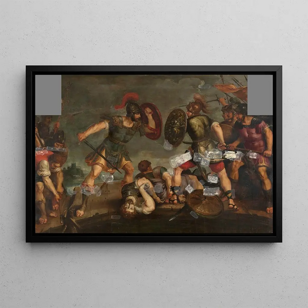 Hieronymus Francken II - Horatius Cocles at the Pons Sublicius.webp