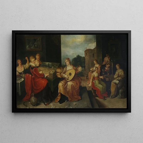 Hieronymus Francken II - Wise virgins and foolish virgins.webp