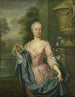 portret van Claudine van Royen geboren in 1712, echtgenote van Pieter Teding van Berkhout - Hieronymus van der Mij — weergave van het kunstwerk
