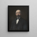 Monsieur Johan Henrik Scharp - Hildegard Norberg — ingelijst kunstwerk aan de muur