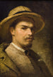 Autoportrait - Hipolit Lipiński — weergave van het kunstwerk