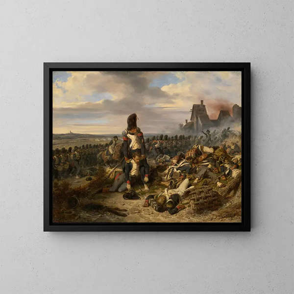Battle scene - Hippolyte Bellangé — framed artwork on a wall