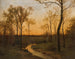 Zonsondergang - Hippolyte Camille Delpy — weergave van het kunstwerk