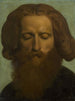Baardmanshoofd - Hippolyte Flandrin — weergave van het kunstwerk