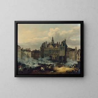 Hippolyte Lecomte - Assaut de lhtel de ville le 28 juillet 1830.webp