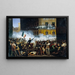 van het gevecht op de Rohanstraat op 29 juli 1830 - Hippolyte Lecomte — ingelijst kunstwerk aan de muur