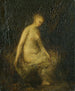 Vrouw in bad - Hippolyte Michaud — weergave van het kunstwerk