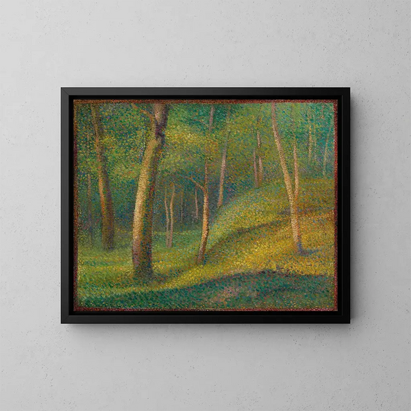 Forest Underwood - Hippolyte Petitjean — framed artwork on a wall