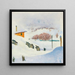 Winter Painting - Giovanni Giacometti — framed artwork on a wall