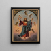 Christ en majesteit met putti zwart en wit - A. Hoen & Co.. — ingelijst kunstwerk aan de muur