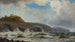 La côte au sud de Hammershus - Holger Drachmann — weergave van het kunstwerk