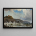 La côte au sud de Hammershus - Holger Drachmann — ingelijst kunstwerk aan de muur