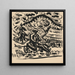 a Seated Man - Arnold Peter Weisz-Kubnan — framed artwork on a wall
