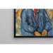 Reproductie van het schilderij van een man in een blauwe blouse - Paul Cézanne