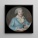 Onbekende man - François Dumont — ingelijst kunstwerk aan de muur